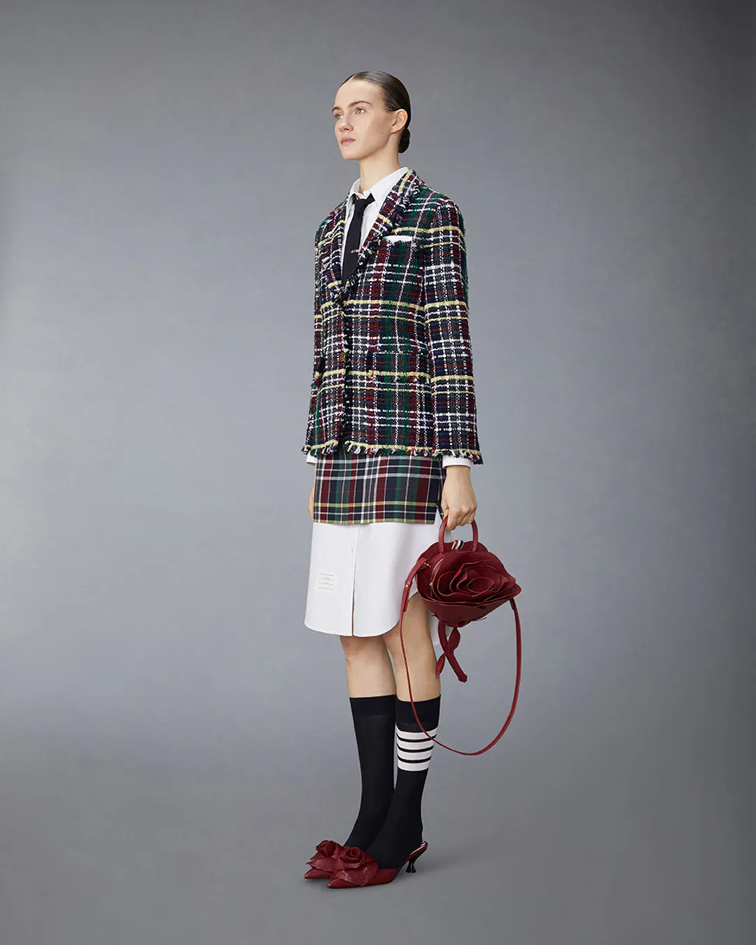 Fashion model showcasing premium apparel and accessories for ecommerce product photography and luxury retail merchandising