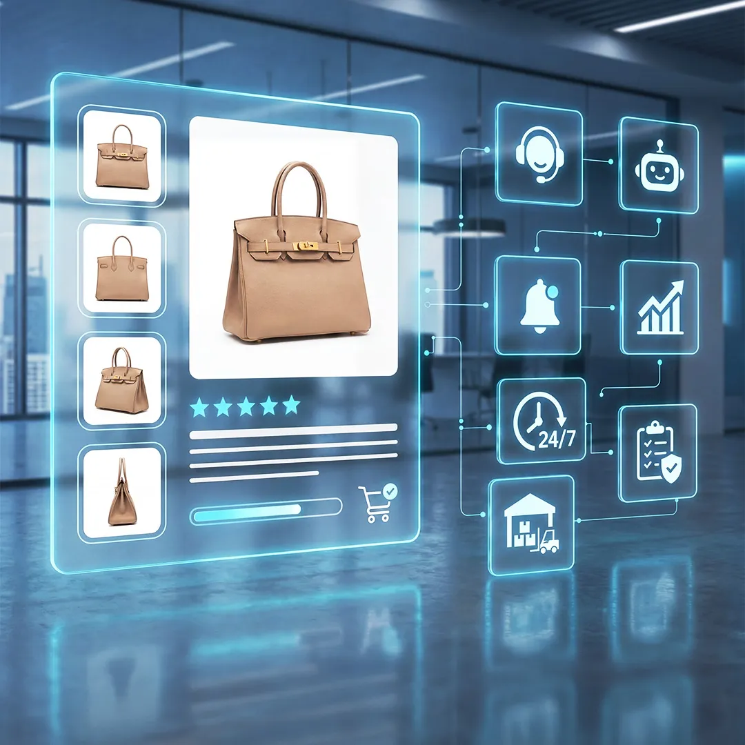 Expert support for modern fashion brands with product management, customer service, and retail operations