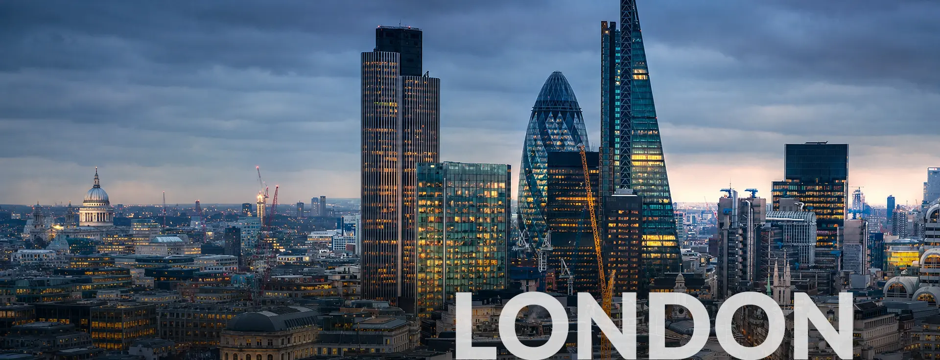 London skyline showcasing CLX's production facility and global presence in United Kingdom.