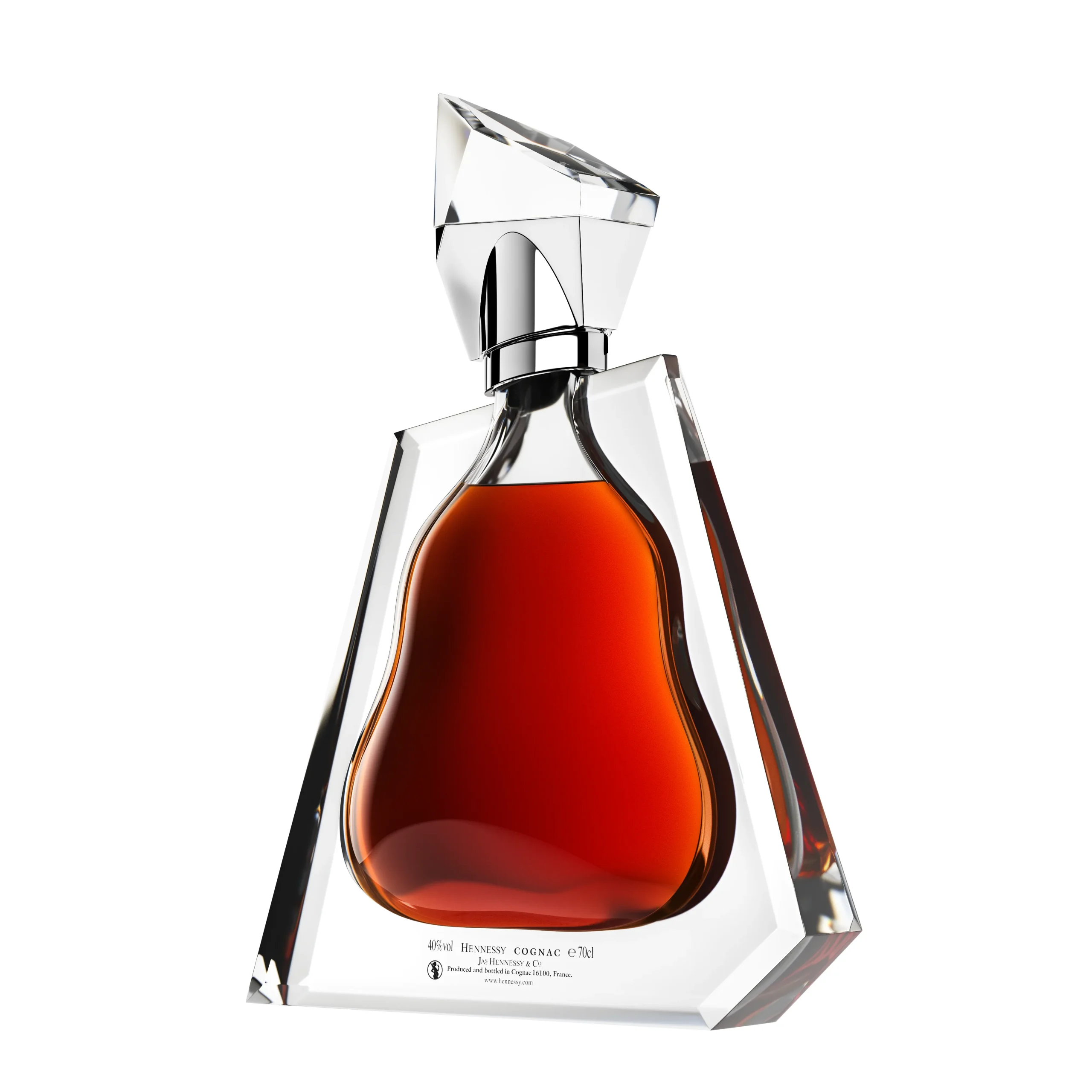 Premium Hennessy cognac decanter bottle displayed in portfolio image