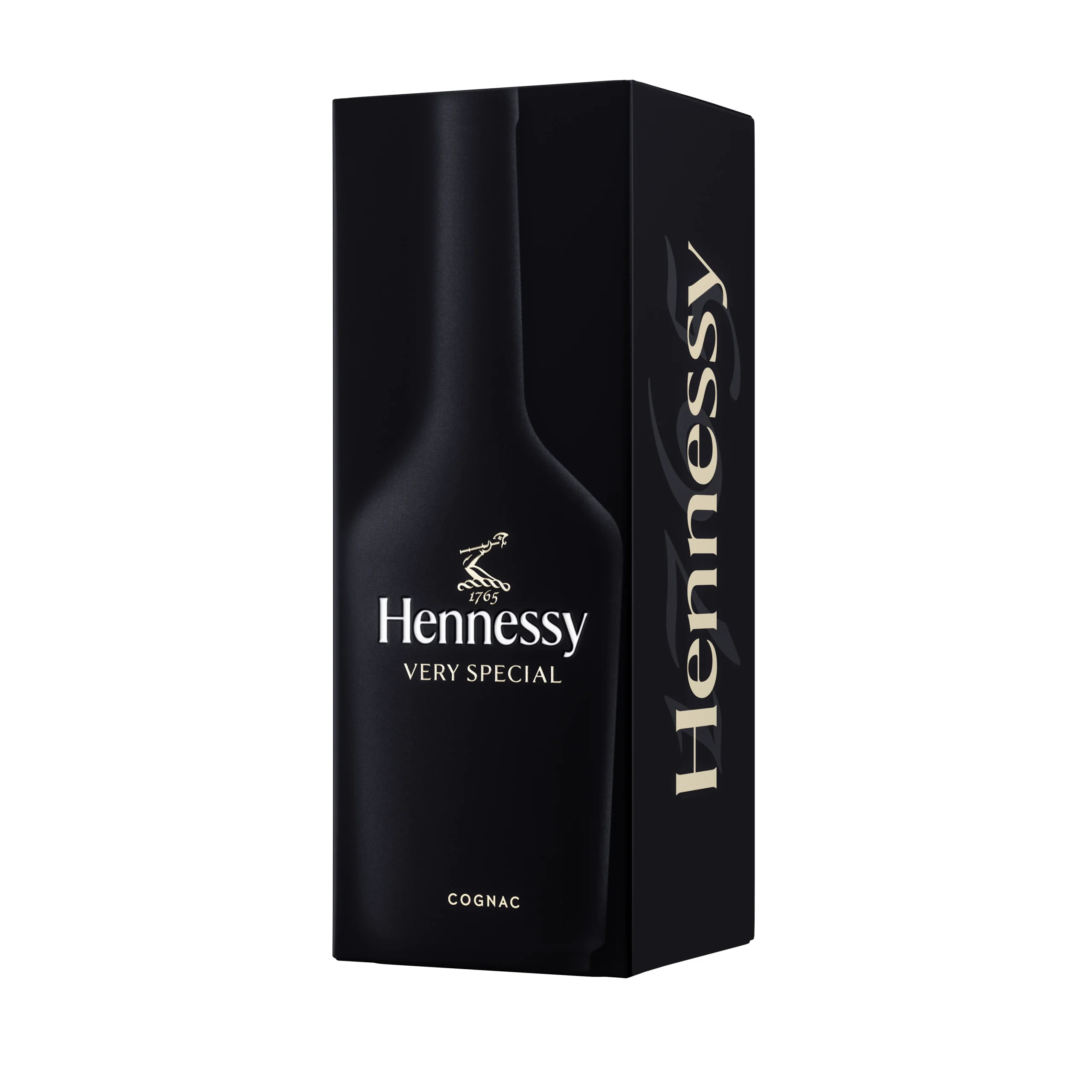 Hennessy Very Special cognac bottle packaging displayed in luxury portfolio image
