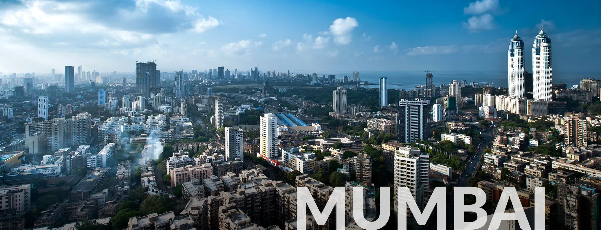 Mumbai skyline with modern skyscrapers, showcasing CLX's global presence and operations in India.